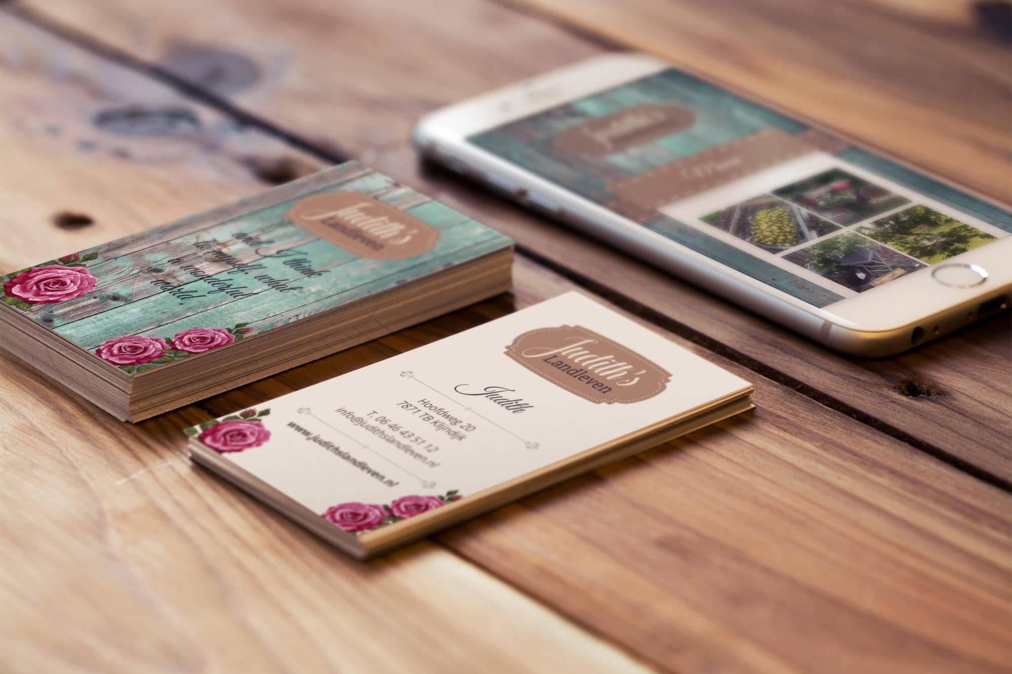 De corporate identity voor Judiths landleven