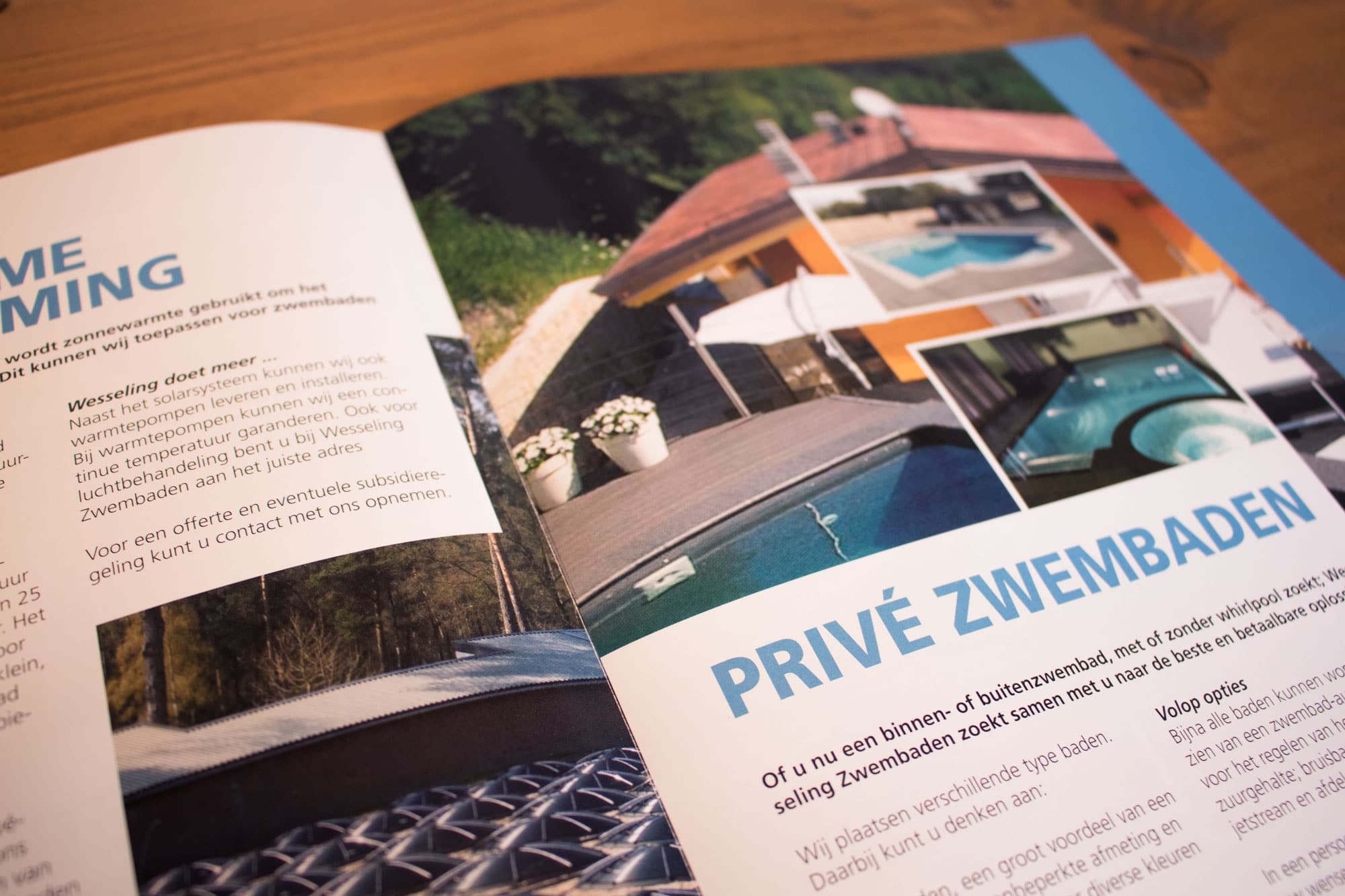 promotiematerialen - Wesseling Zwembaden