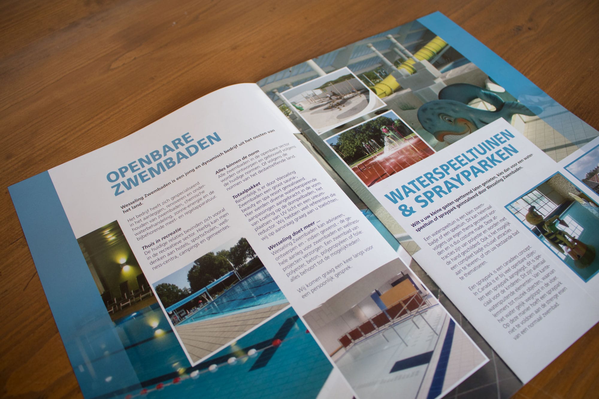 promotiematerialen - Wesseling Zwembaden